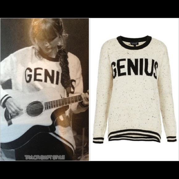 Topshop Genius Sweater Aso Taylor Swift 